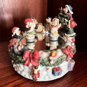 Vintage Musical twirling penguin music stand